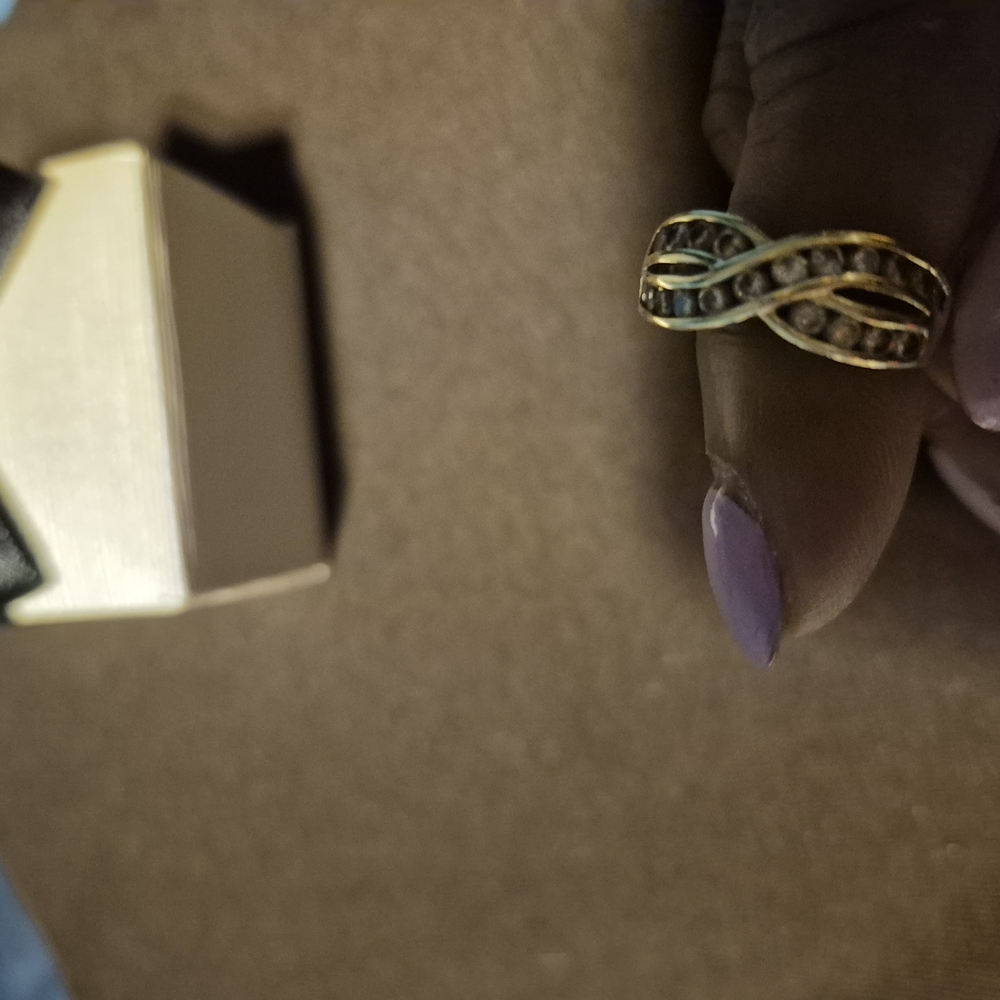 Gold Infinity Ring